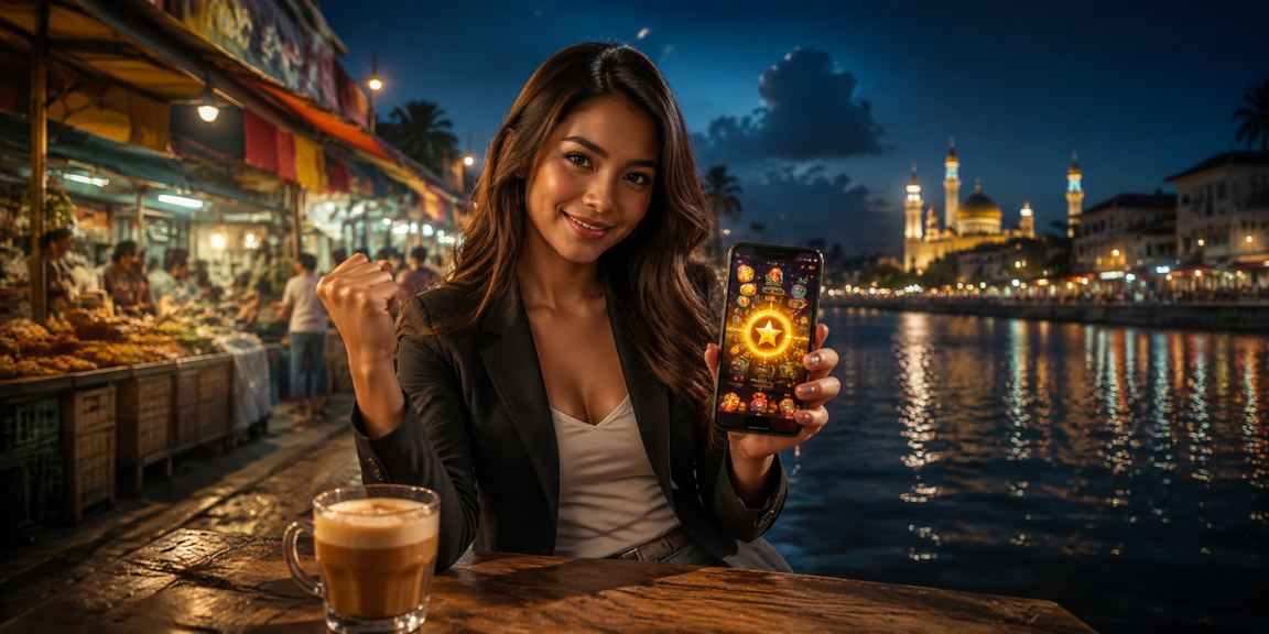 Pemain memainkan blackjack melalui telefon mudah alih di Kota Bharu